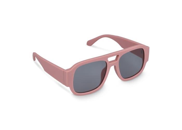Solaires publicitaires UV400 en RPC Bastian Rose pastel